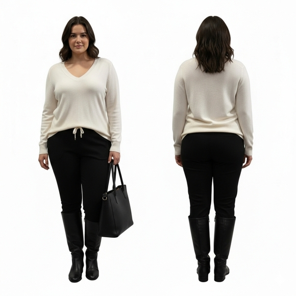 Vince Weekend 100% Cashmere Sweater Size L - Picture 3 of 9